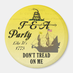 Gadsden - Tee-Party wie es ist Magnet 1773