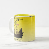 Gadsden - Tee-Party wie es ist Tasse 1773 (Vorderseite Links)