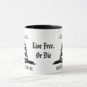 Gadsden - treten Sie nicht auf mir, leben Sie frei Tasse (Zentrum)