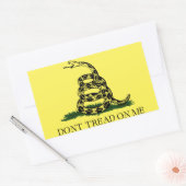 Gadsen Flag, nicht auf mich schaukeln, Aufkleber (Umschlag)