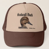 Gadwall Duck hat Truckerkappe (Vorderseite)