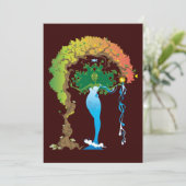 Gaea Einladungen (Stehend Vorderseite)