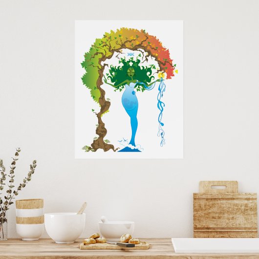 Gaea Print Poster (Küche)