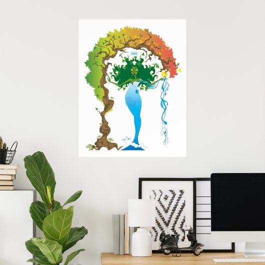 Gaea Print Poster (Heimbüro)