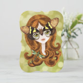 Gaeana Zikaden-feenhafte Prinzessin Invitation Einladung (Stehend Vorderseite)