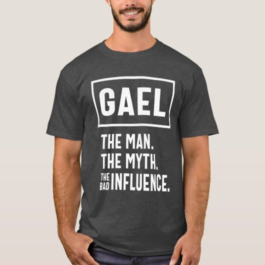 Gael Personalisiert Name Geburtstagsgeschenk T-Shirt (Vorderseite)