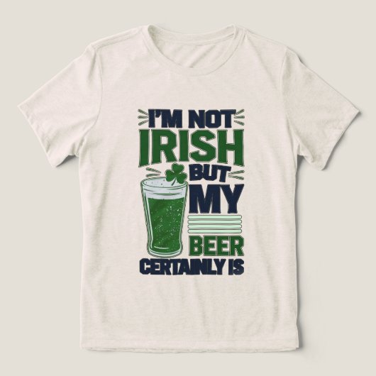Gaelic Beer Tri-Blend Shirt (Design Vorderseite)