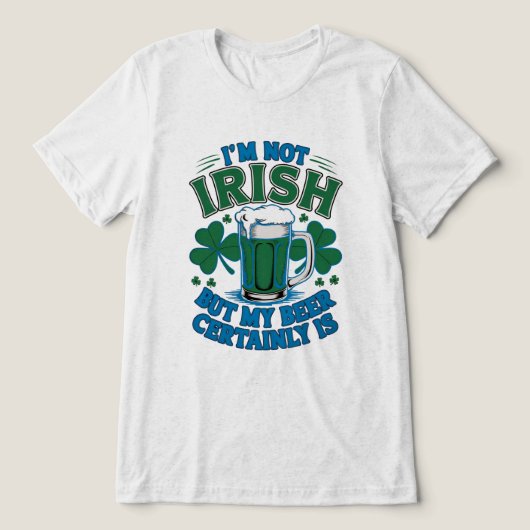 Gaelic Beer Tri-Blend Shirt (Design Vorderseite)