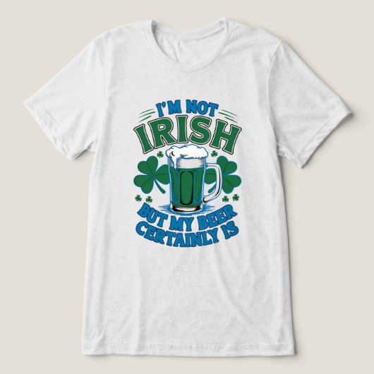 Gaelic Beer Tri-Blend Shirt (Design Vorderseite)