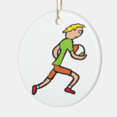 Gaelic Football Keramik Ornament (Links)