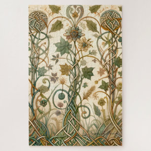 Gaelische Hütte Keltischer Kern Verzauberter Garte Puzzle