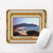 Gaeta Beach Vintager Rahmen Mousepad (Mit Mouse)