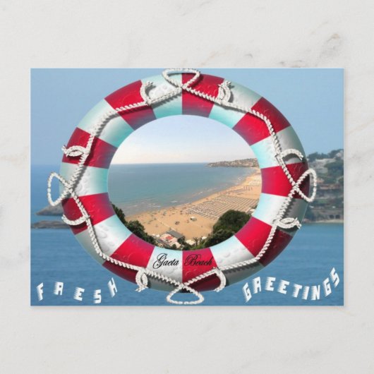 Gaeta Fresh Greetings Postkarte (Vorderseite)