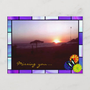 Gaeta-Sunshine am Strand Postkarte