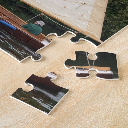 Gaff Rigged Segelboot Puzzle (Seite)