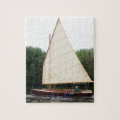 Gaff Rigged Segelboot Puzzle (Vertikal)