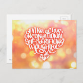 Gaffende Liebe Postkarte (Vorne/Hinten)