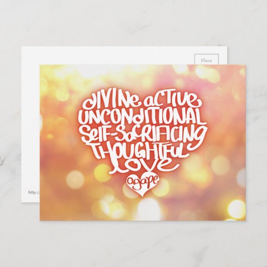 Gaffende Liebe Postkarte (Vorne/Hinten)