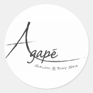 Gaffender Salon-und TagWellness-Center Runder Aufkleber