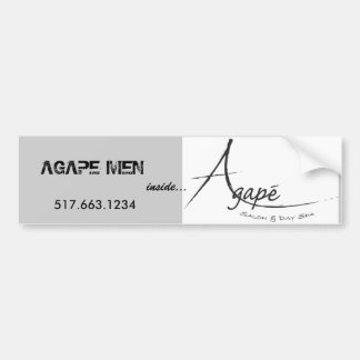 Gaffendes Logoschwarzes [1], GAFFENDE MÄNNER - Autoaufkleber