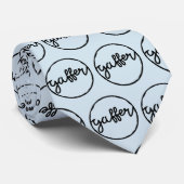 Gaffer, British Slang for Boss, Dialect Krawatte (Gerollt)