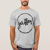 Gaffer British Soccer Slang Dialect TShirt (Vorderseite)