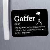 Gaffer Definition - Crew 3 x 4" Flex Magnet