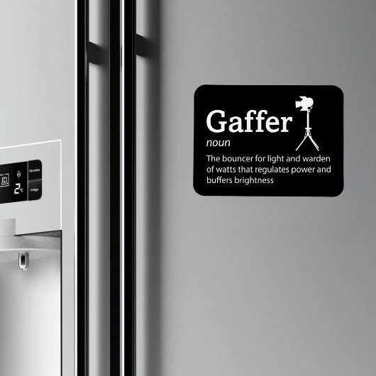 Gaffer Definition - Crew 3 x 4" Flex Magnet