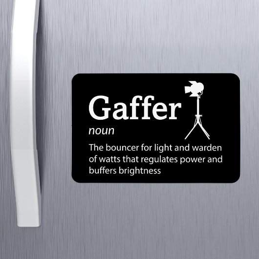 Gaffer-Definition - Crew 4" x 6" Flex Magnet