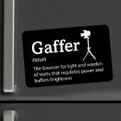 Gaffer-Definition - Crew 4" x 6" Flex Magnet