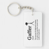 Gaffer Definition - Crew Schlüsselanhänger (Vorderseite)