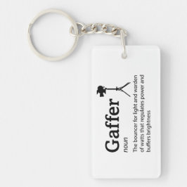 Gaffer Definition - Crew Schlüsselanhänger