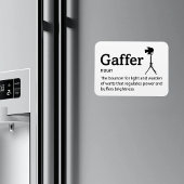 Gaffer Definition - Set Life 3" x 4" Flex Magnet