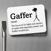 Gaffer Definition - Set Life 3" x 4" Flex Magnet
