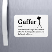 Gaffer Definition - Set Life 4" x 6" Flex Magnet