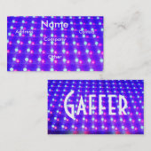 Gaffer Visitenkarte (Vorne/Hinten)