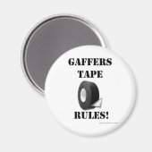 Gaffers Tape Rules Magnet (Vorderseite/Rückseite)