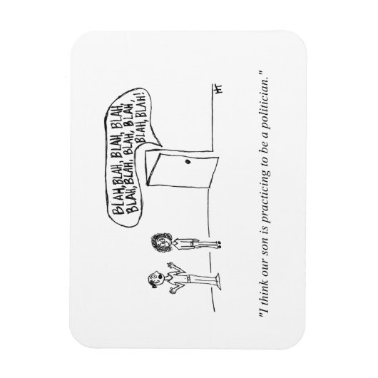 Gag Cartoon Flexible Magnet (Vertikal)