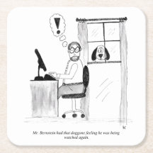 Gag Cartoon Paper Untersetzer