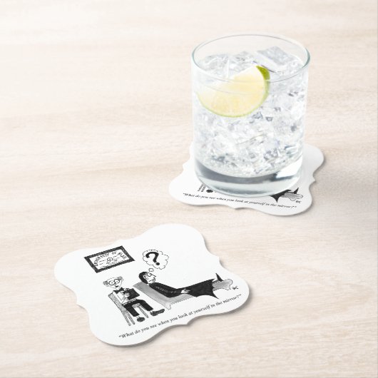 Gag Cartoon Paper Untersetzer (Vor Ort)