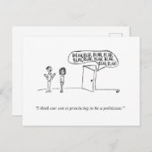 Gag Cartoon Postkarte (Vorne/Hinten)