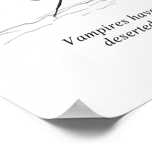 Gag Cartoon Print Poster (Ecke)