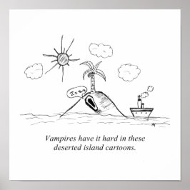 Gag Cartoon Print Poster