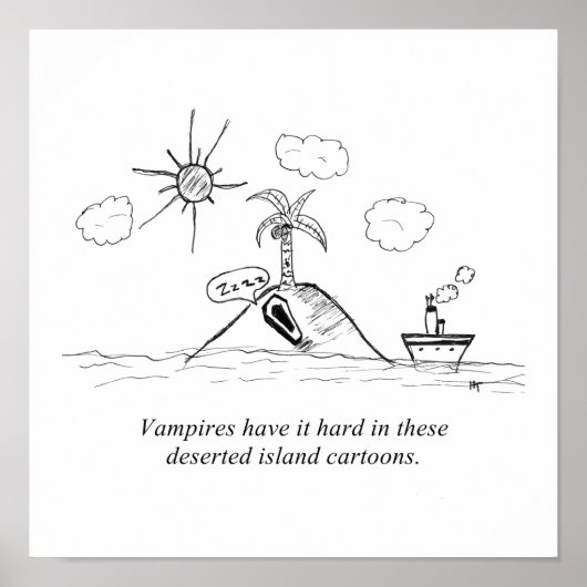 Gag Cartoon Print Poster (Vorne)