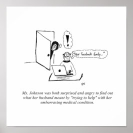 Gag Cartoon Print Poster