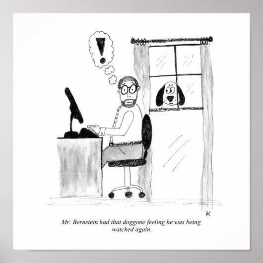 Gag Cartoon Print Poster (Vorne)