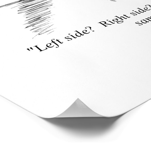 Gag Cartoon Print Poster (Ecke)