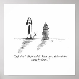 Gag Cartoon Print Poster