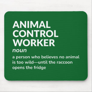 Gag-Definition für tierische Kontrolle Mousepad