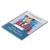 Gag-Geschenk - Notizbuch, das vorgibt, ein Buch zu (Linke Seite)